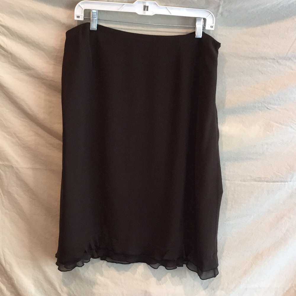 Maggy Boutique 100% Silk Skirt M